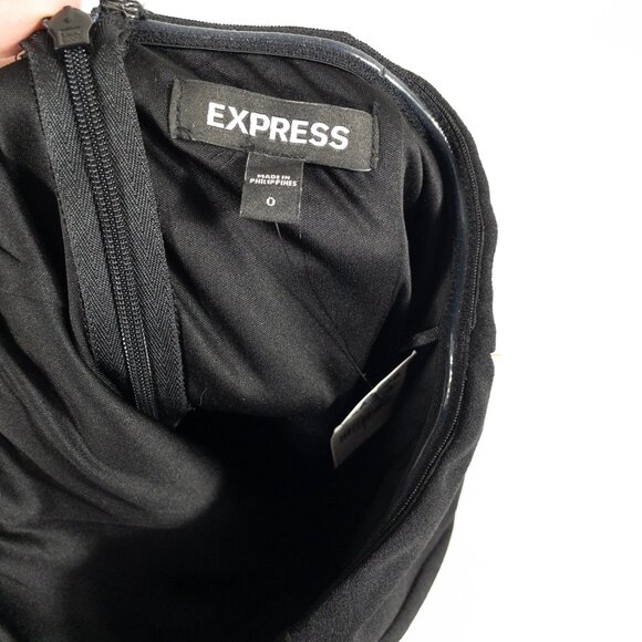 Express Black Strapless Romper Size 0 XXS Club Wear - Picture 3 of 8